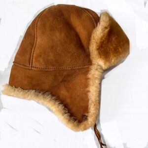 frr Ushanka Hat Size XXL Yukon Sheepskin Shearling Russian Trapper Aviator Mens